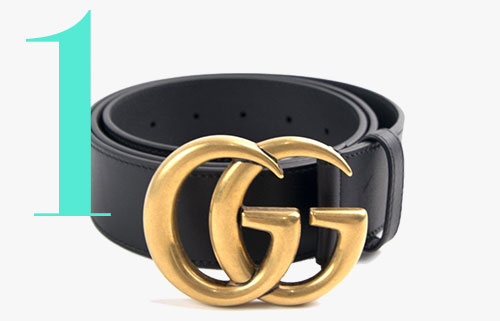 Photo: Gucci GG logo belt