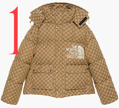 Photo: The North Face x Gucci GG canvas bomber jacket