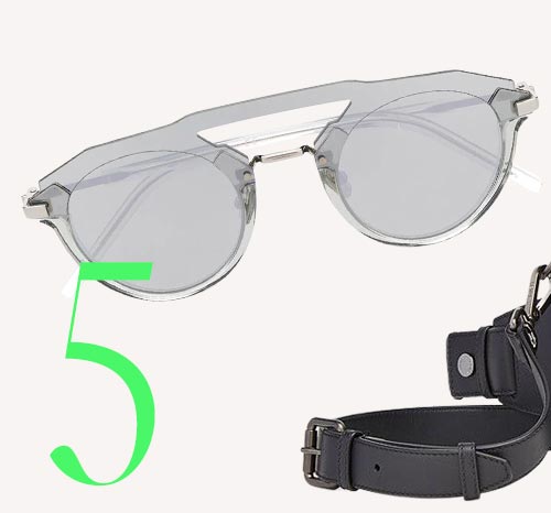 Photo: Dior Futuristic sunglasses