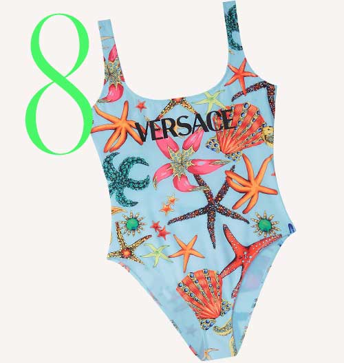 Photo: Versace Trésor De La Mer swimsuit