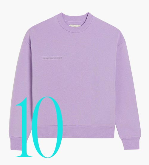 Photo: Pangaia text print sweatshirt