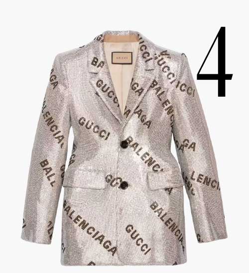 Photo: Gucci + Balenciaga The Hacker Project crystal jacket